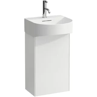 LAUFEN SONAR Waschtischunterbau, eine Tür, Scharnier links, passend zu Handwaschbecken 815341, H4054810341701, Farbe: Snow (weiß matt)