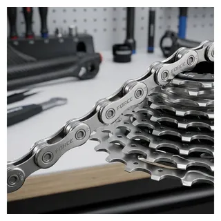 Sram Force E1 Flattop Silber 126 Glieder
