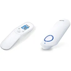 Beurer FT 85 kontaktloses digitales Infrarotthermometer, schnelles Fieberthermometer zur hygienischen & BR 60 Insektenstichheiler, zur Behandlung von Insektenstichen- und bissen