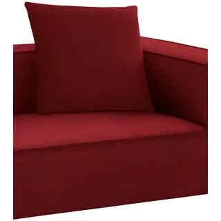 W.SCHILLIG Sofakissen »around-the-block« Dekokissen ohne Steppung, rot