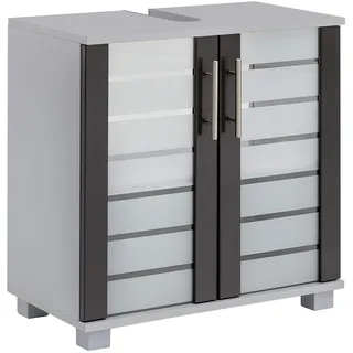 Schildmeyer Waschbeckenunterschrank 59,8 x 62,4 cm Silber