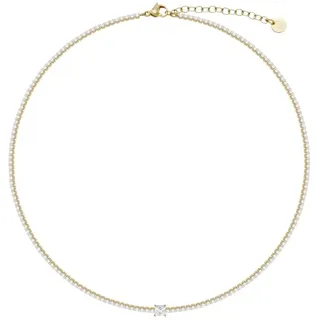 Liu Jo LIU JO Luxury Essential Damenkette aus Edelstahl vergoldet LJ3033