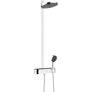 Hansgrohe Pulsify S Showerpipe 260 2jet EcoSmart mit ShowerTablet Select 400 Chrom