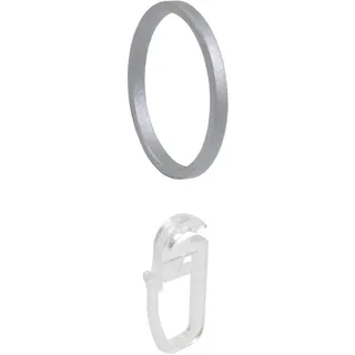 Liedeco Gardinenring »Power« für Gardinenstangen Ø 28 mm, grau