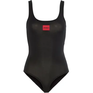 HUGO Underwear Body »BODYSUIT RED LABEL«, mit rotem Logoaufnäher, schwarz