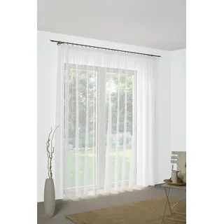 Wirth Vorhang »Bettina« Faltenband 1 Stk. tlg. Store, weiß