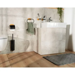 Wenko Turbo-Loc® Zahnputzbecher Uno Bamboo,