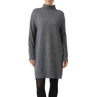 Comma Strickkleid mit Stehkragen aus Wollmix