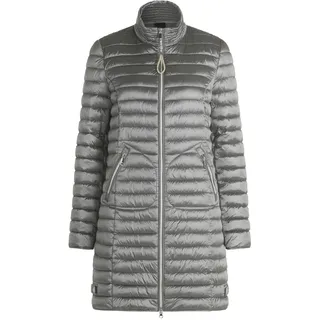 Steppjacke CARTOON "Steppjacke mit Reißverschlusstaschen", Damen, Gr. 36, grau (hellgrau), Obermaterial: 100% Polyamid PA., Jacken Steppjacke