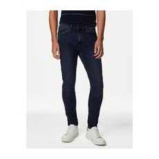 Mens M&S Collection Skinny Fit Stretch Jeans - Indigo, Indigo - 34