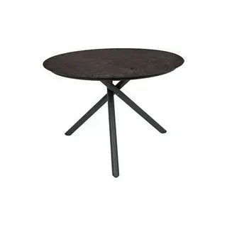 Garden Pleasure Gartentisch SOPHIA dunkelbraun rund 110,0 x 110,0 x 75,0 cm