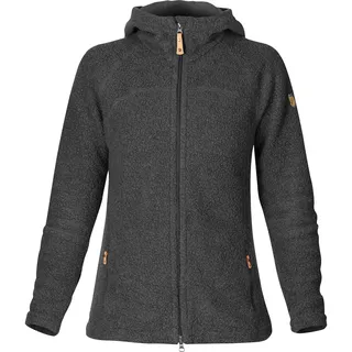 Fjällräven Kaitum Fleece Damen Outdoor Wander Jacke Dunkel Grau - Grau