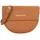 Pansy Flap Bag Schultertasche Synthetik Brown