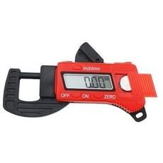 Aofan Mini Tragbare Digital Dicke Messschieber Mikrometer Dicke Messgerät mit LCD Display (Rot)
