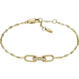 Fossil Heritage Armband gold Edelstahl 19 cm