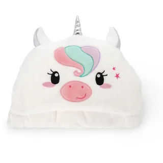Legami - Cosy Hugs Kapuzendecke! Thema Unicorn, Mit Handwärmertaschen und Kapuze, Polyester-Decke, Knopfverschluss, 150 x 125 cm