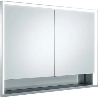 KEUCO Royal Lumos Spiegelschrank Wandeinbau 2-türig, kurze Tür, mit Spiegelheizung, 1000mm, 14334171304, Ausführung: ohne Dali Steuerung