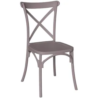 okaffarefatto Stuhl Sprint Kunststoff Polypropylen Grau Monoblock stapelbar