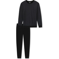 Bild Herren Schlafanzug Uncover by Pyjama, Pyjama Homewear Bequem sitzend, schwarz, 50