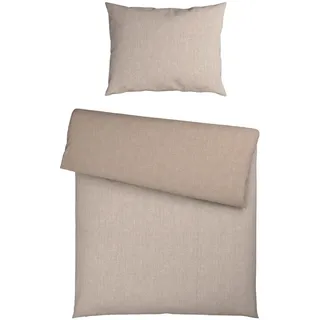 Marc O'Polo Bettwäsche , Beige , Textil , Streifen , 140x200 cm , Global Recycled Standard (Grs) , Heimtextilien, Bettwäsche & Leintücher, Bettwäsche, Flanell-Bettwäsche