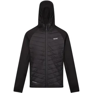 Regatta Herren Padded Hooded Soft Shell Jacket Gefütterter Mantel, Schwarz, 56 EU