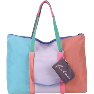 Fritzi My Shopper Limited Multi Schultertasche mit Reißverschluss und zwei stabilen Trageriemen für Alltag und Freizeit 31 x 42 x 22,5 cm, Bunt