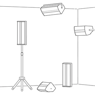 Monacor PAB-306WS