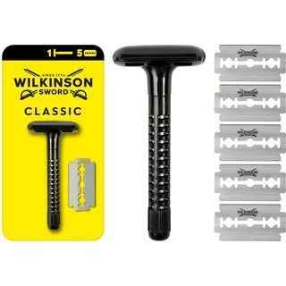 Wilkinson Sword Classic Rasierer + Rasierklingen 5 pc