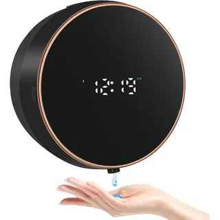 Seifenspender Automatisch Wandbefestigung Elektrischer Soap Dispenser Soap Dispenser No Touch Wandmontage Mit Sensor Kunststoff Küche Bathroom Schwarz
