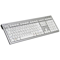 Bild Premium Line Kabelgebunden Tastatur Deutsch, QWERTZ Grau Multimediatasten, USB-Hub, Ge