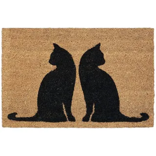 Relaxdays Kokos 40 x 60 cm Natur/Schwarz