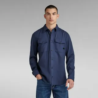 G-star Marine Langarmhemd - Sartho Blue Gd - L