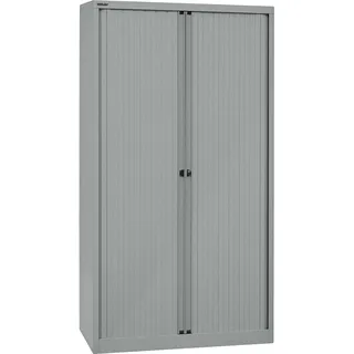 BISLEY EuroTambour Rollladenschrank 100 x 43 x 198 cm silber