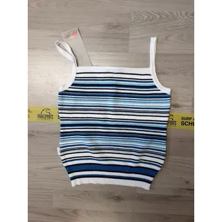 F2 Stripe Top Ellis navy Damen warm weich Sommer sonne shirt, Größe: M