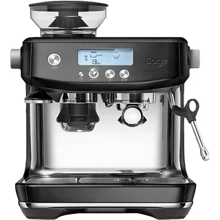Sage the Barista Pro schwarz Milchaufschäumer, Wasserfilter, Display, abnehmbarer Wassertank, Mahlwerk