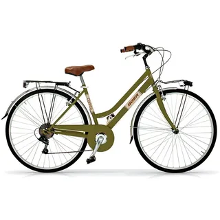 QÜer Corinto 28 ́ ́ Fahrrad - Olive Green - One Size
