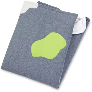 Sterntaler Schmusedecke wattiert Wieslinge, Alter: Für Babys ab der Geburt, 75 x 100 cm, Blau