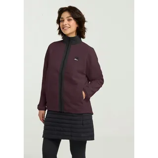 Fleecejacke JACK WOLFSKIN "SUMETRO FZ W", Damen, Gr. XXL (48), amaranth, Obermaterial: 100% Polyester. Futter: 100% Polyester, Jacken Fleecejacke