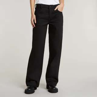 G-Star Damen Judee Low Waist Loose Jeans Schwarz (Pitch Black D22889-B479-A810) 23W / 30L