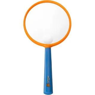 DieMaus Lupe für Kinder Orange-Blau