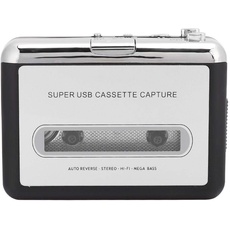 VBESTLIFE Kassettenrekorder, Walkman Audio Music Player mit USB-Kabel, Standalone-Kassettenkonverter USB-Kassetten-MP3-Konverter,