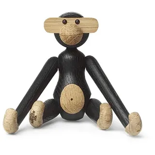 Kay Bojesen AFFE mini Figuren 9.5 cm Affen Weihnachtsdekoration, Holz dunkel