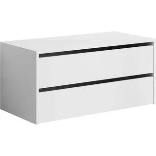 CAMILA Garderobencontainer mit Schubladen, Weiß rustica - Weiß