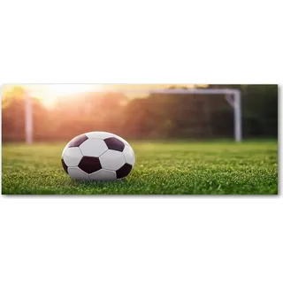 Tulup® Küchenrückwand Spritzschutz aus Glas -125x50 -Spritzschutz auf gehärtetes Glas Deko Sport Fußball