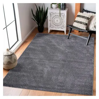 Carpet City »Friseé-Teppich FANCY 904« grau,
