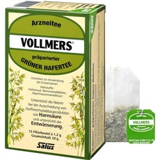 Bild Vollmers präparierter grüner Hafertee Filterbeutel