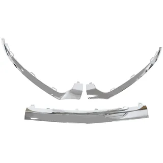 Doo Engy Front Spoiler Stoßstange Lippe Stoßfänger Schutzleiste Frontlippe Zierleiste Frontspoiler Chrom für C Klasse W205 T Modell S205 C-Klasse A205 Cabrio C205 Coupe 2015 2016 2017 2018