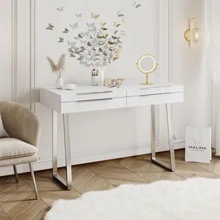 Vicco Schminktisch Alexia Weiß, 120 cm ohne Spiegel