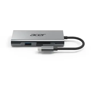 Acer 7-in-1 Mini Dock (silber, HDMI, USB-A, USB-C)