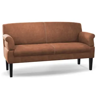 Cavadore Sitzbank Malm Braun 182 x 97 x 78 cm